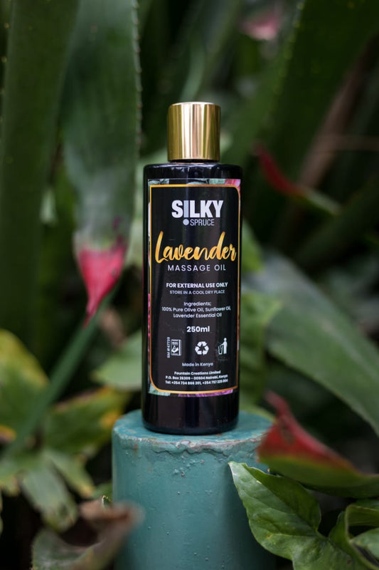Silky Spruce Massage Oil - Lavender